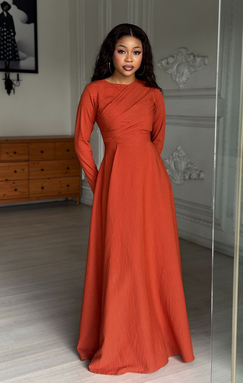 AMBER LINEN DRESS