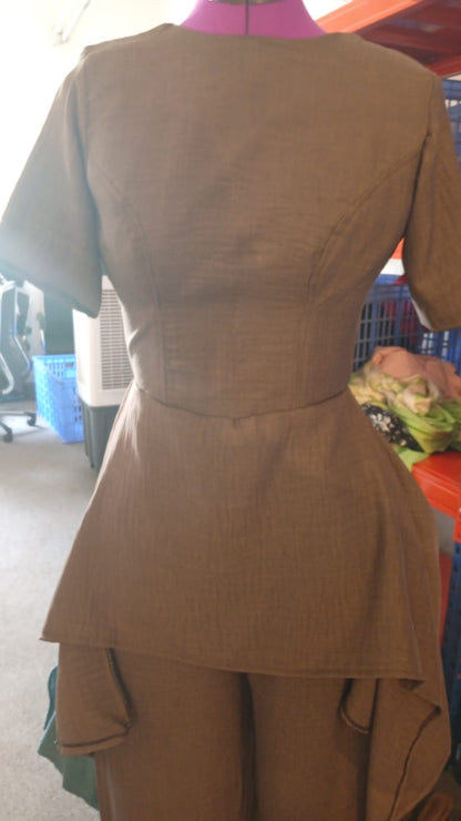 DERCY LINEN TOP