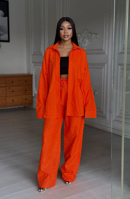 OVERSIZED LINEN SET