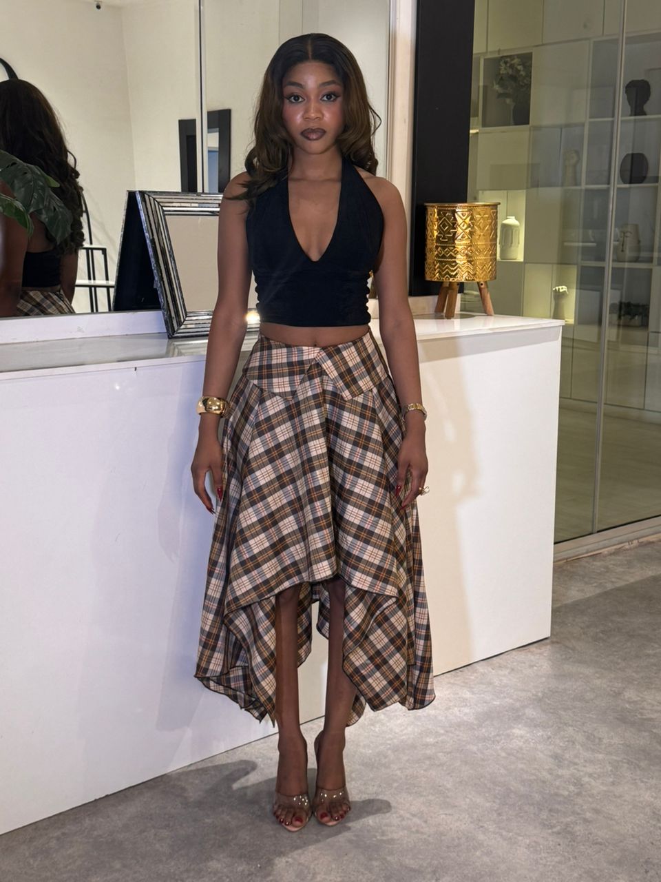 ASYMMETRIC SKIRT